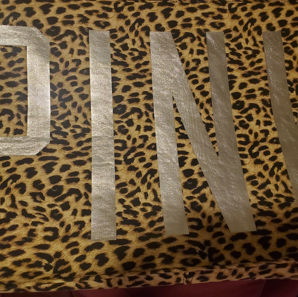 Vs pink cheetah trunk PRICE IS FIRM